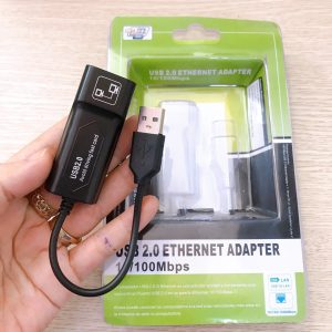 USB 2.0 to Lan 10/100 Mbps Ethernet Adapter